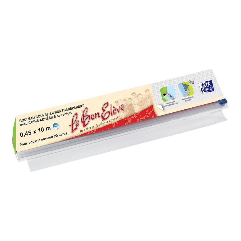 3045050086427-Le Bon Elève - Couverture de livre - Rouleau de 45 cm x 10 m - PVC-P_999993296_1-0