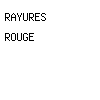 rayures rouge
