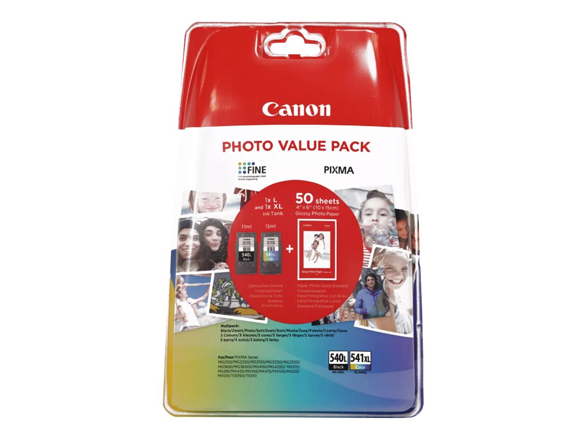 Cartouches vides Canon Pack 540-541 XL - Rachat de cartouches