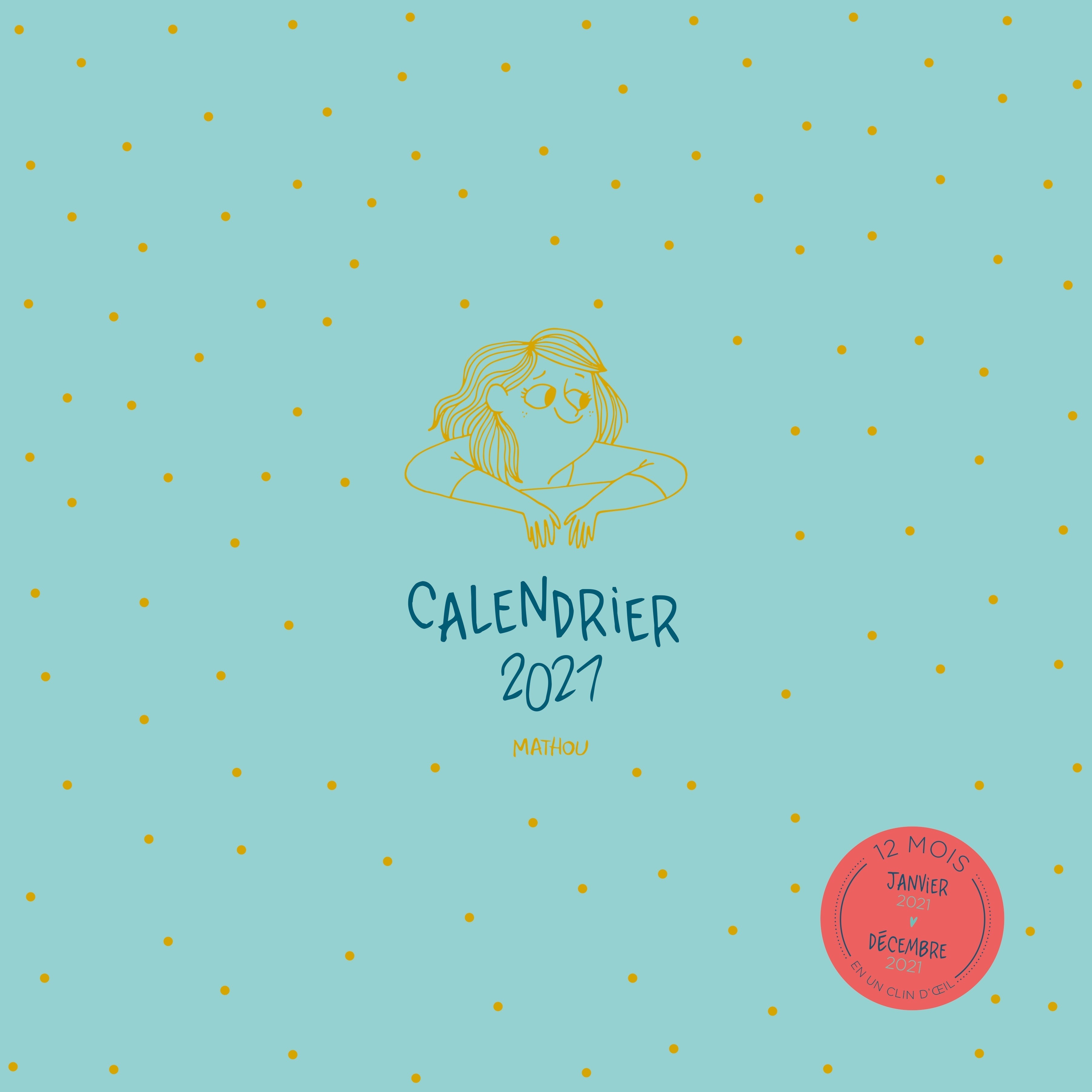 Calendrier mural Mathou 2024 - Calendrier