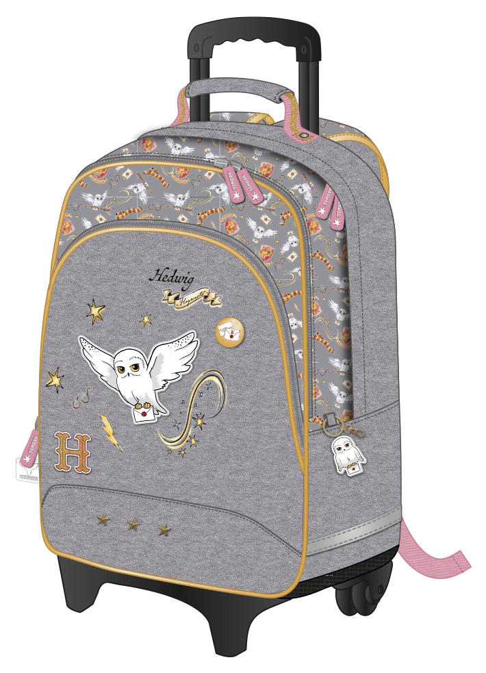 Sac dos roulettes Harry Potter Hedwig 2 compartiments