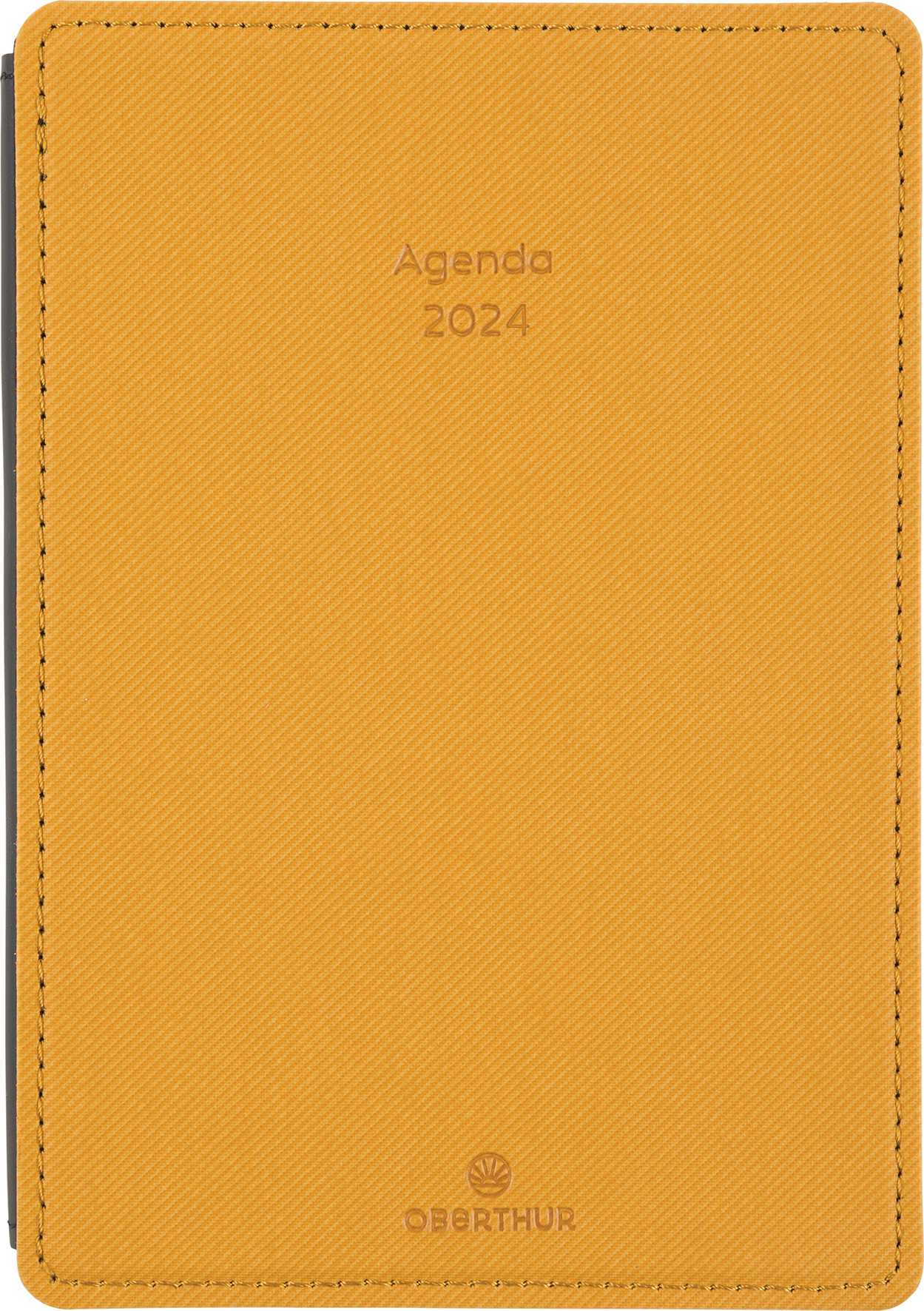 Agenda Stan - 1 semaine sur 2 pages - 11,5 x 16,5 cm - bleu canard -  Oberthur
