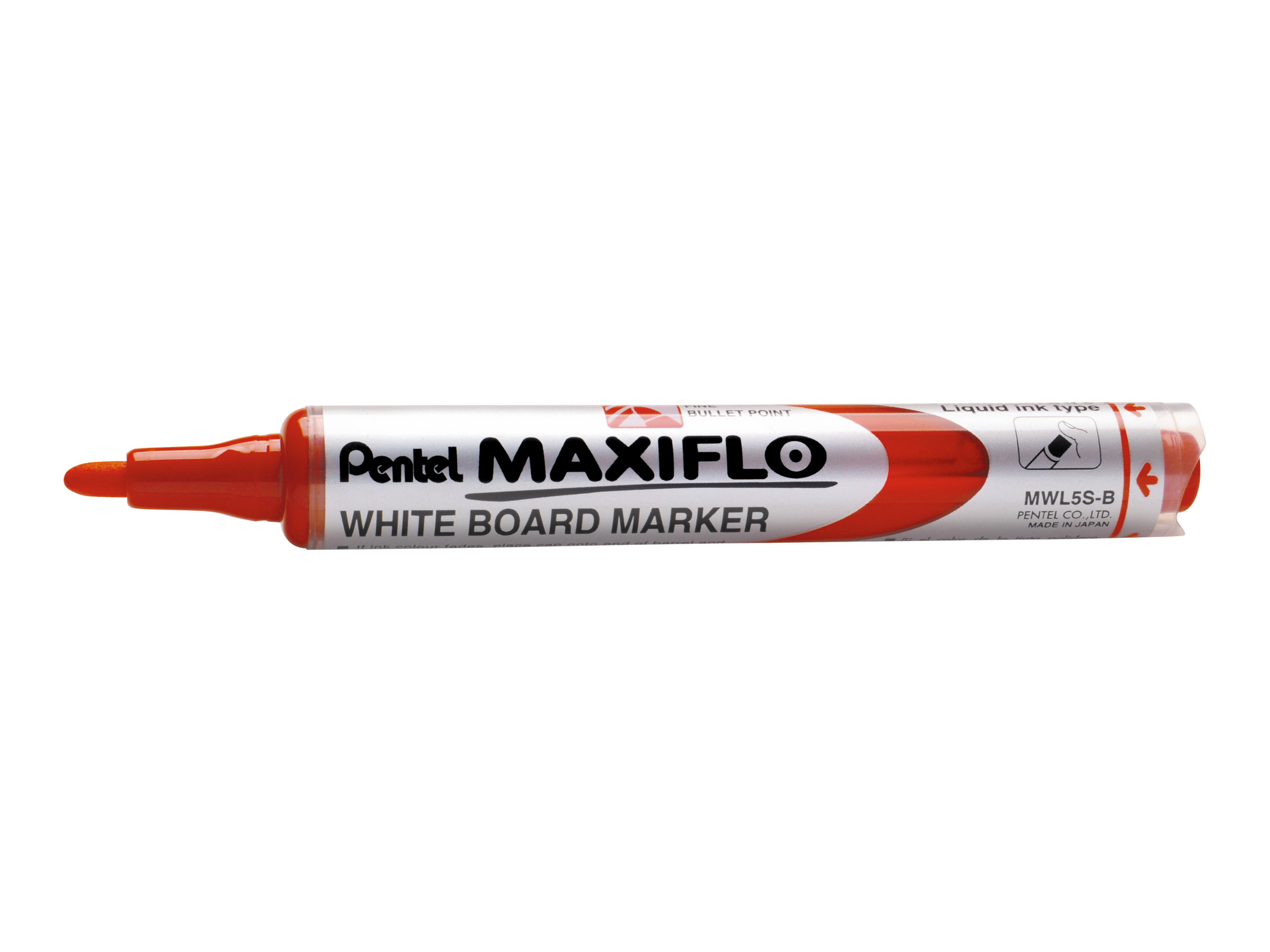 Pentel MAXIFLO - Marqueur effaçable - pointe ogive large - bleu