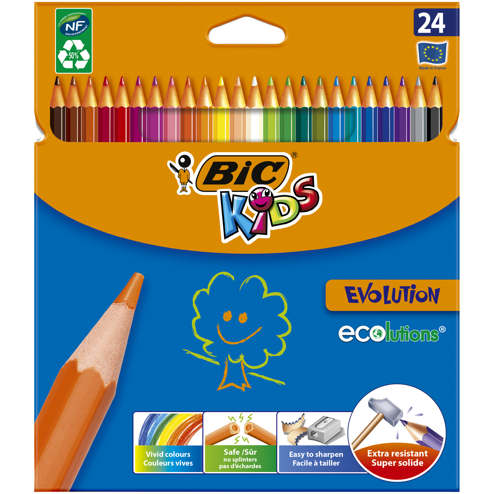 Livraison à domicile Bic Crayons papier HB Ecolution, 10 crayons