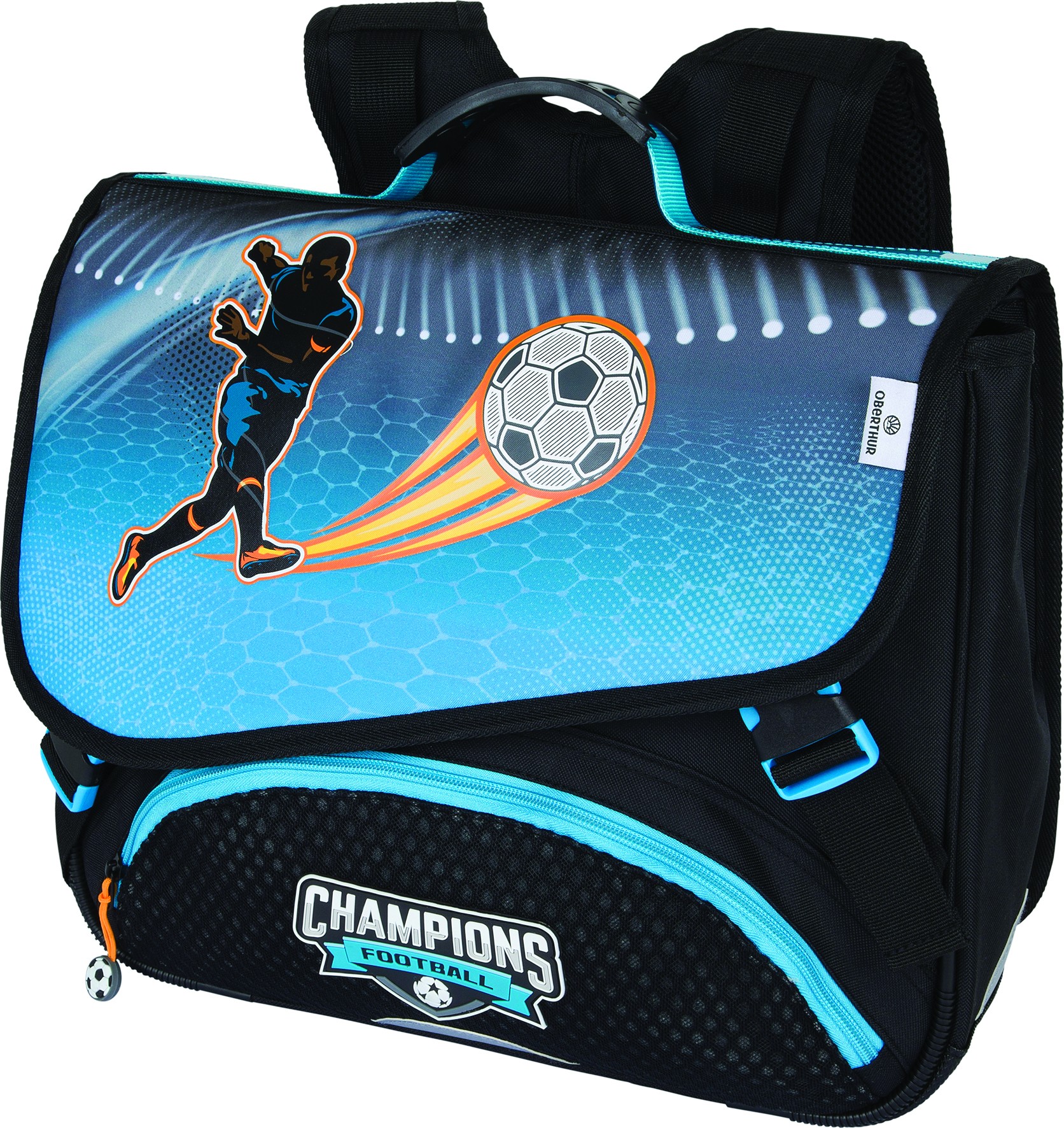 Cartable Football 38 cm 2 compartiments Oberthur