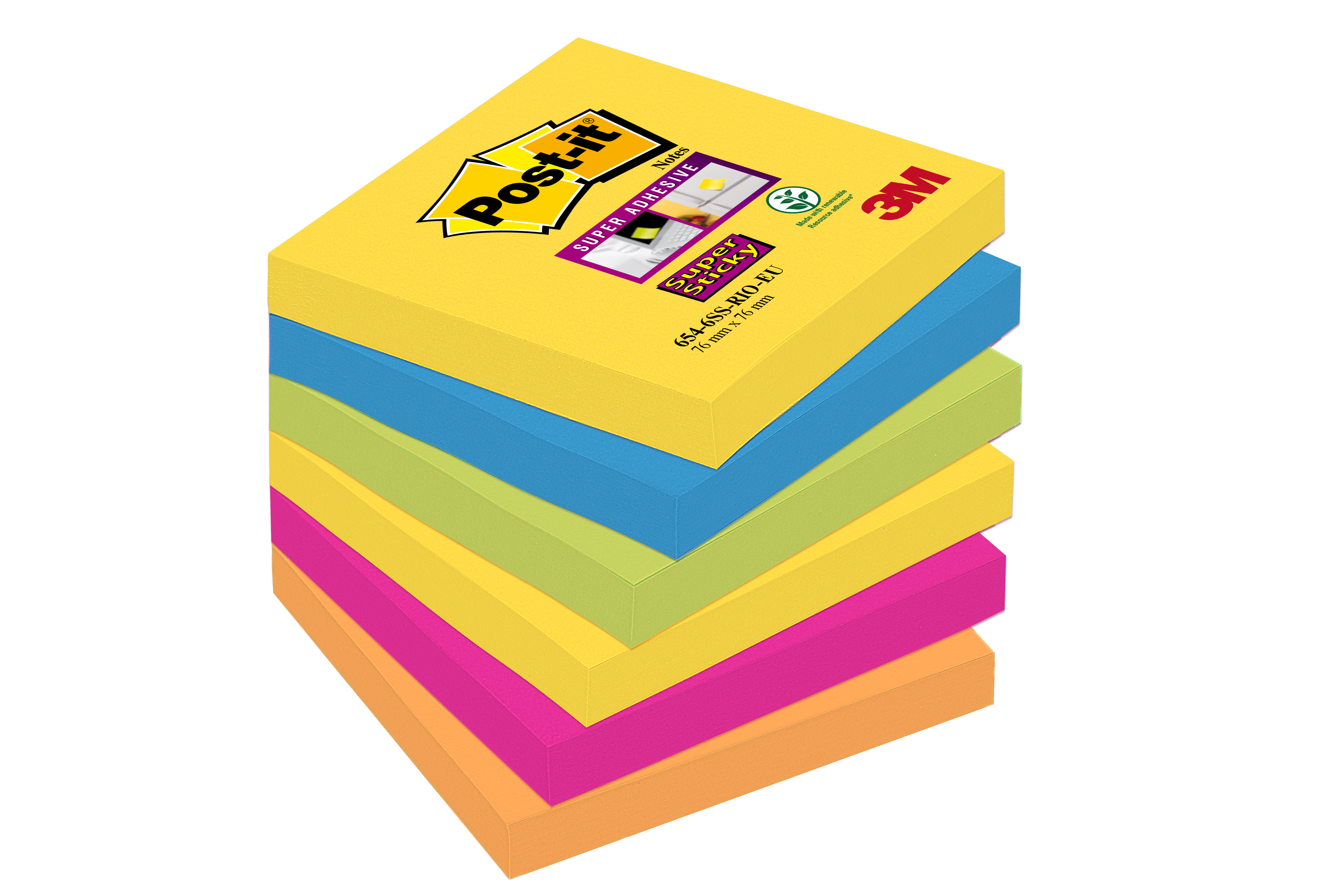 Marque-pages couleurs vives x140 POST-IT : le lot de 140 à Prix